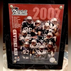New England Patriots 2007 Framed Collage